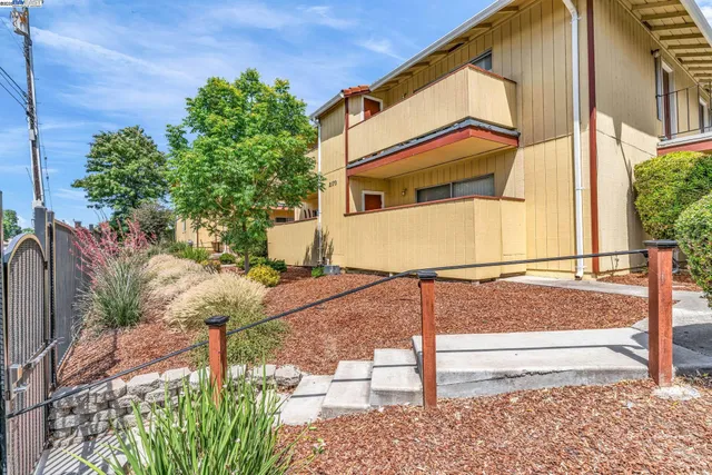 a house view with a outdoor space