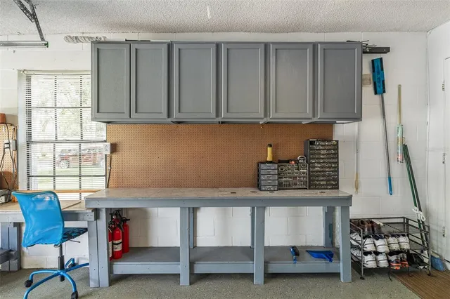 a room with furniture and a window