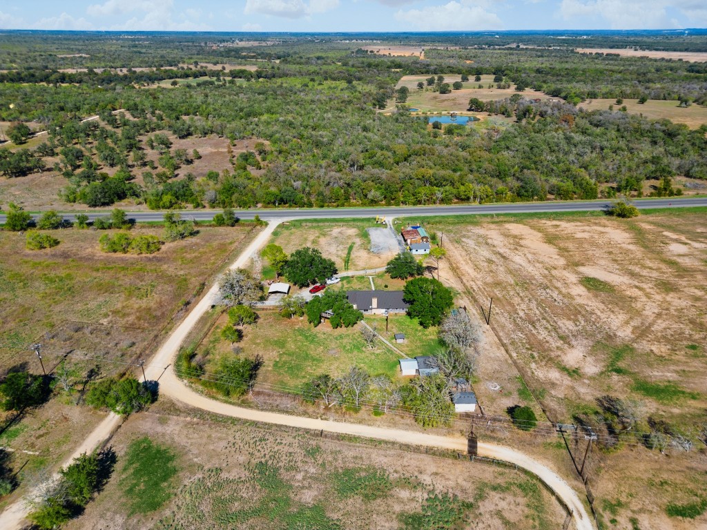 3777 San Marcos Highway Luling, TX 78648 - Photo 8 of 37 an aerial view of house with yard