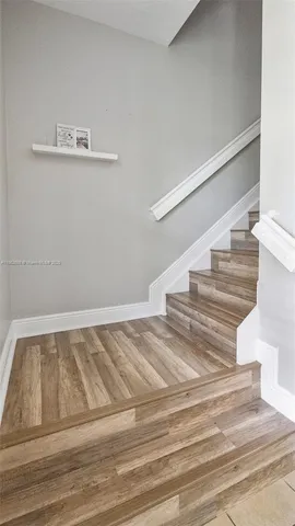 a view of a closet area