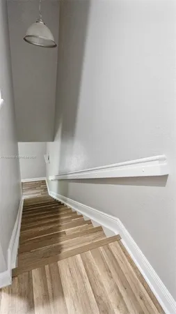 a view of a closet area