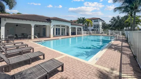 a view of a terrace with seating space