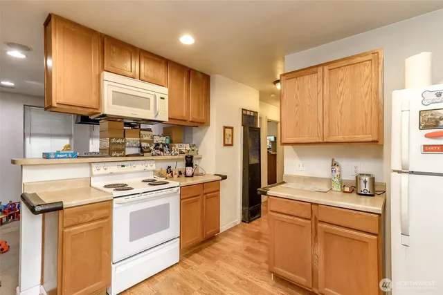 an aerial view of residential house with outdoor space