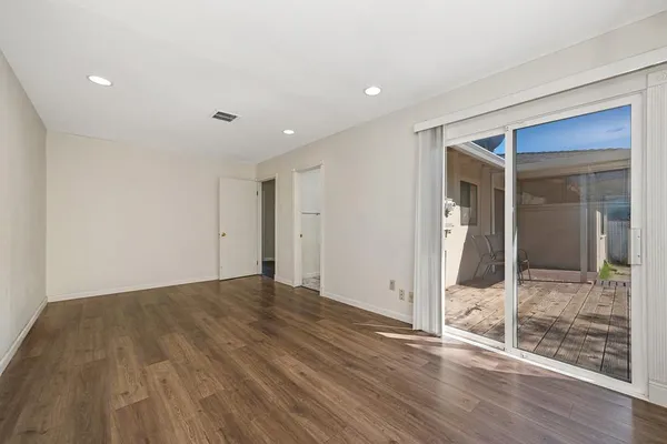 wooden floor in an empty room with wooden floor