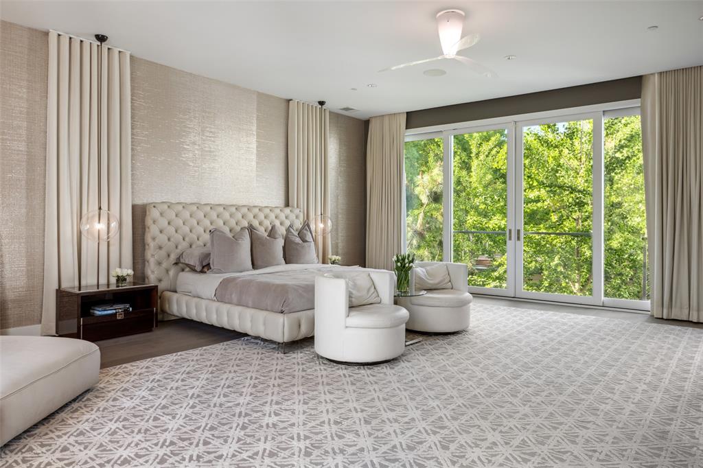 11565 East Ricks Circle Dallas, TX 75230 - Photo 21 of 39 Primary Bedroom with seating area and view of treetops