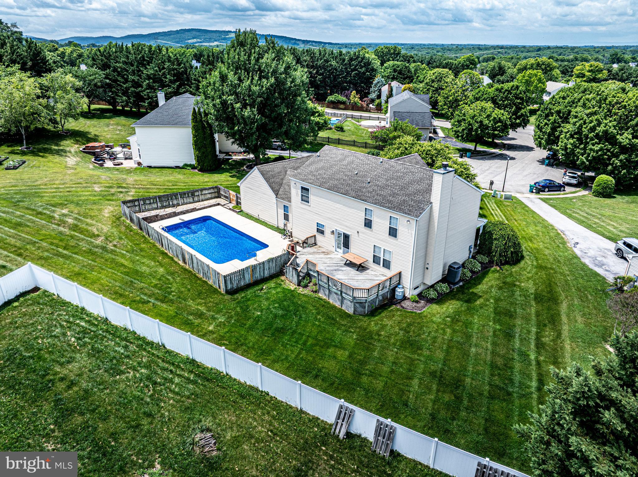 2 Redfern Place Boonsboro, MD 21713 - Photo 59 of 69 Backyard with inground pool