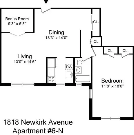 $379,000 | 1818 Newkirk Avenue, Unit 6N | Ditmas Park