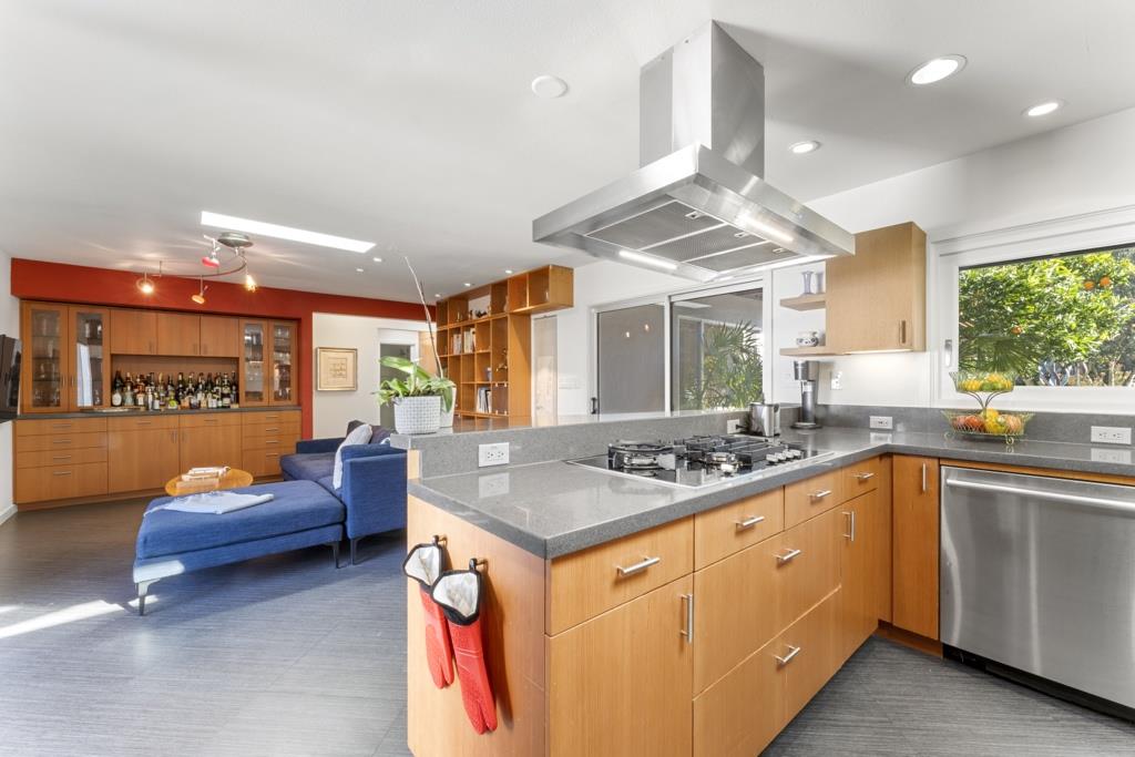 Undisclosed Address Stanford, CA 94305 - Photo 25 of 45 a kitchen with a sink stove and a granite counter top