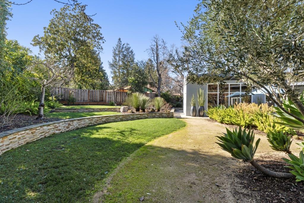 Undisclosed Address Stanford, CA 94305 - Photo 9 of 45 a view of a house with backyard and sitting area