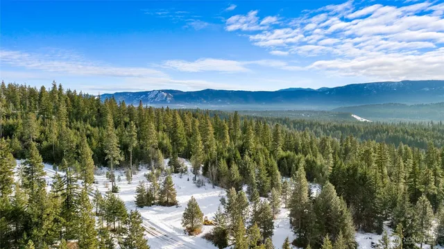 a view of lake and mountain