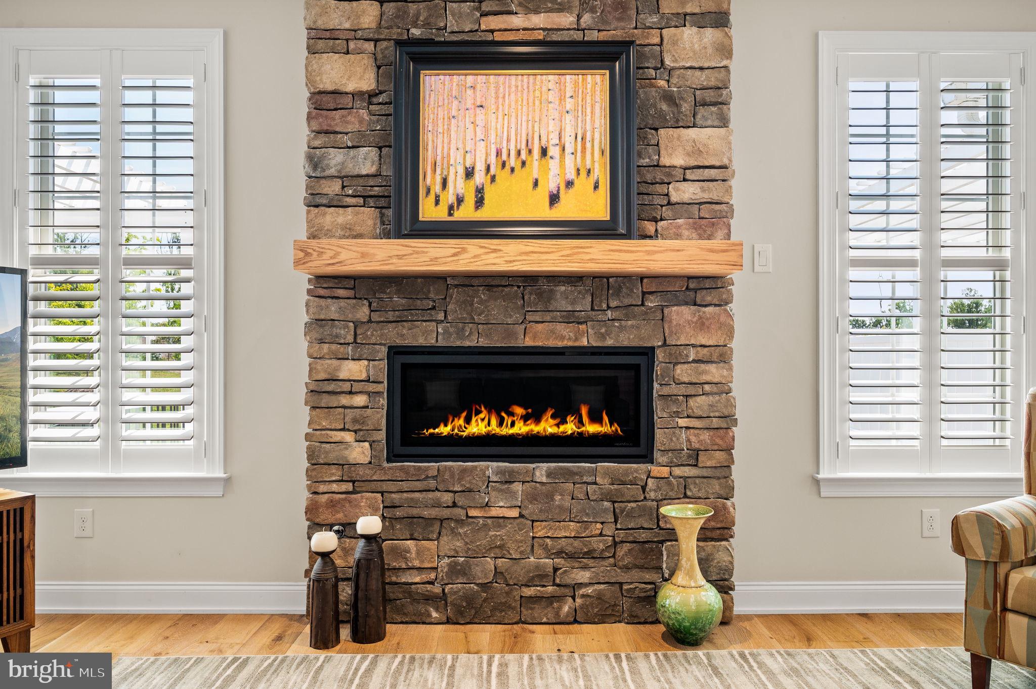 3845 Meadow View Farm Road Newtown Square, PA 19073 - Photo 12 of 66 Stone Fireplace in Great Room