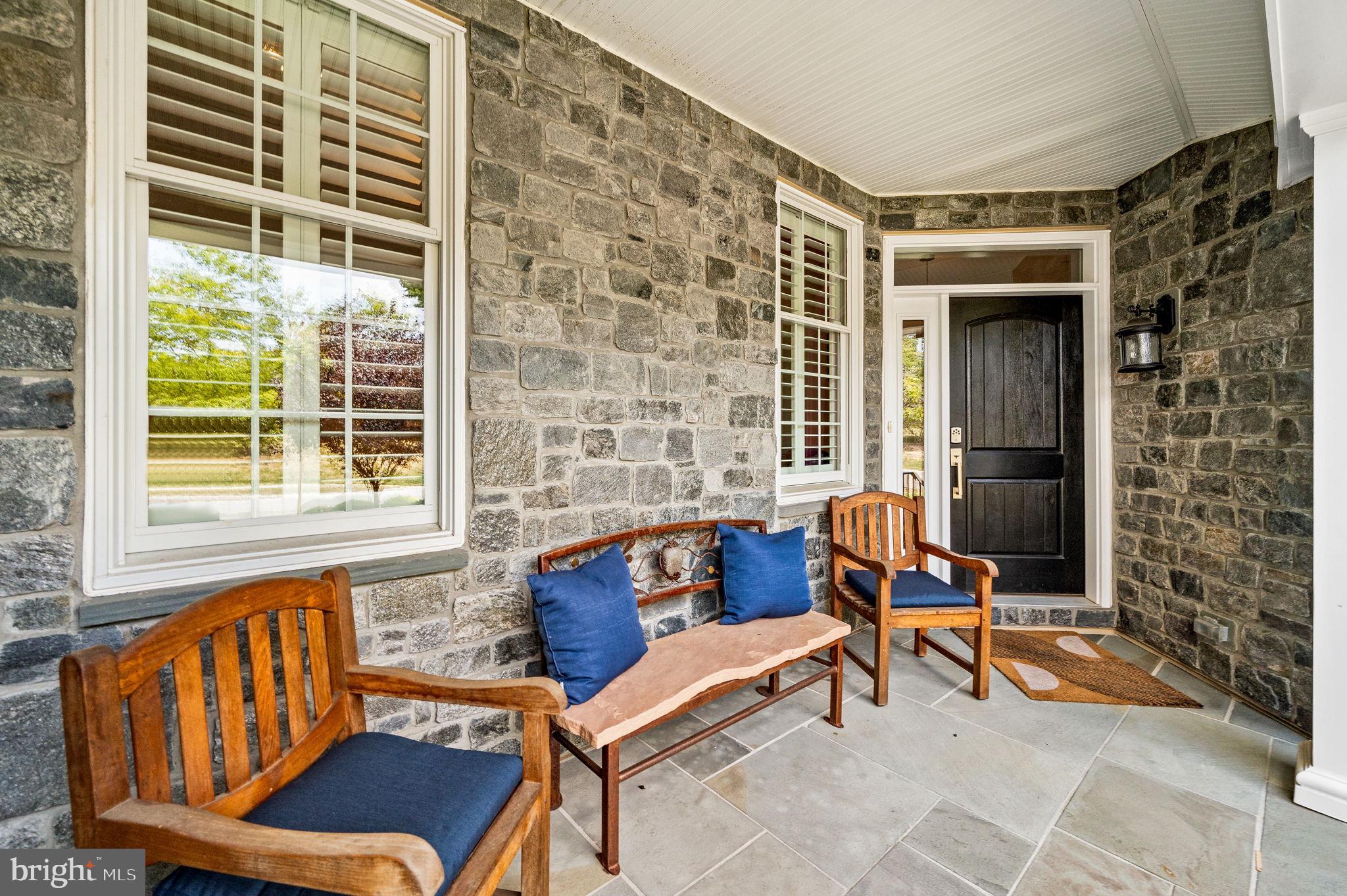 3845 Meadow View Farm Road Newtown Square, PA 19073 - Photo 3 of 66 Covered Front Porch and Front Door