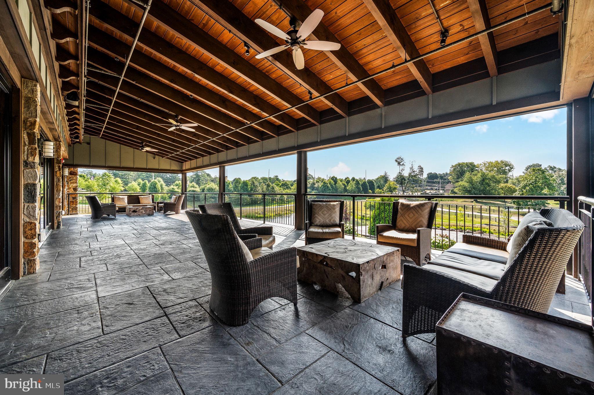 3845 Meadow View Farm Road Newtown Square, PA 19073 - Photo 59 of 66 Covered Deck at Barn