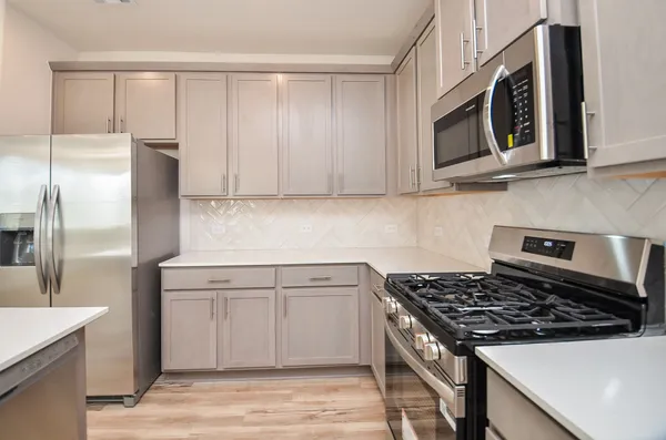 a close view of closet