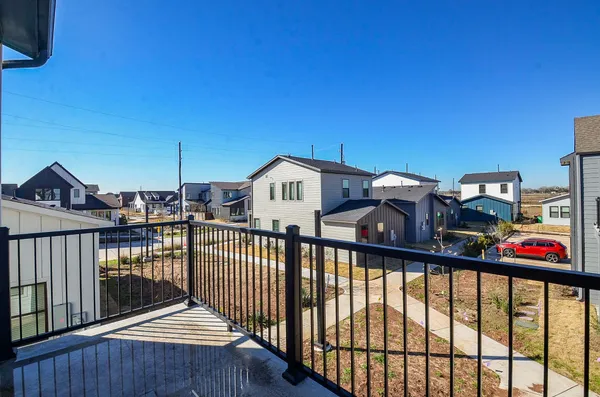 a view of a backyard of the house