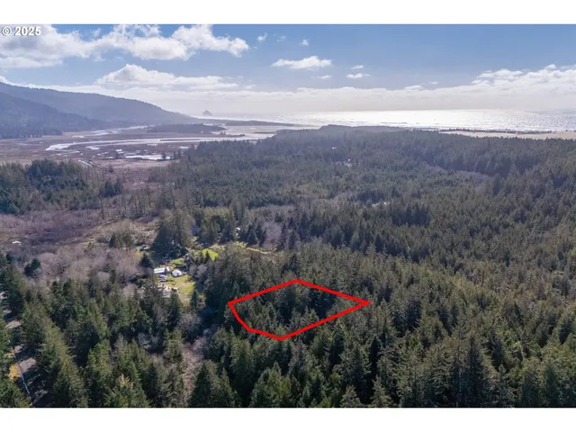 a view of an outdoor space and mountain view