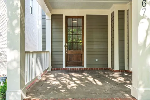 a view of a front door