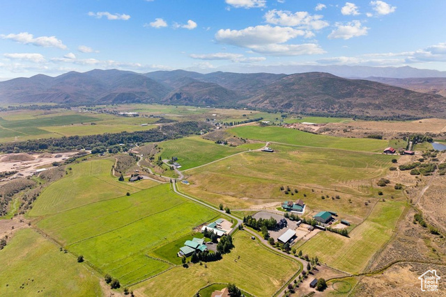 6117 North Rocky Ridge Road Peoa, UT 84061 - Photo 82 of 83 Drone / aerial view featuring a mountain view and a rural view