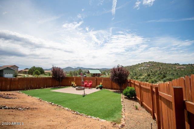4637 East Amber Road Prescott, AZ 86301 - Photo 37 of 42 BACKYARD VIEW