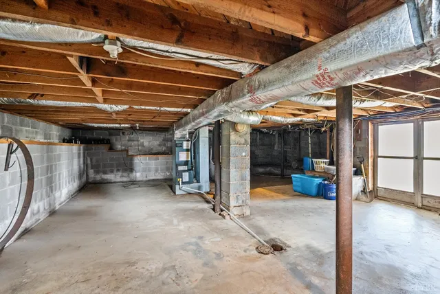 a view of a storage room