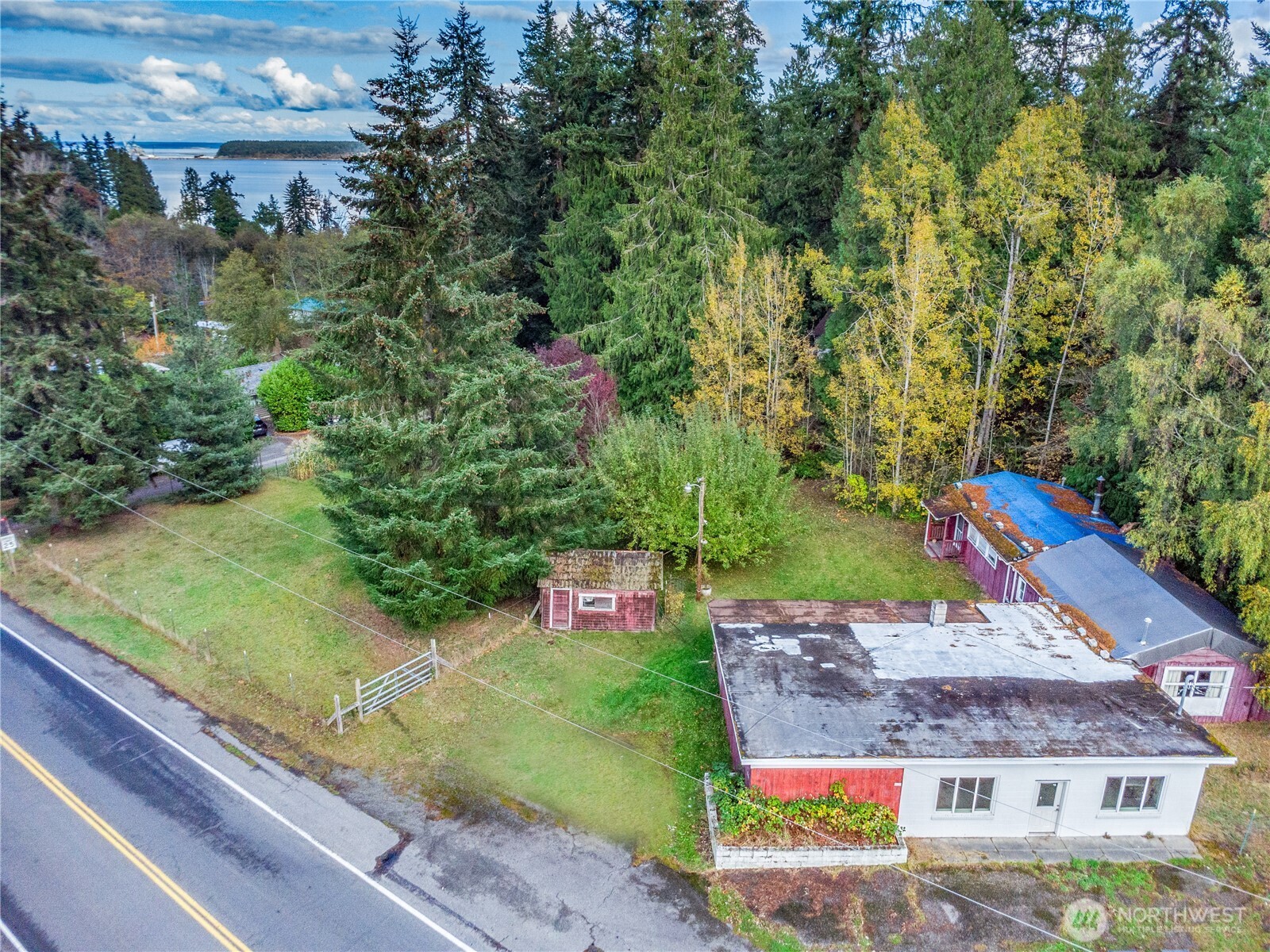 781 Irondale Road Port Hadlock, WA 98339 - Photo 1 of 25 a view of yard from terrace