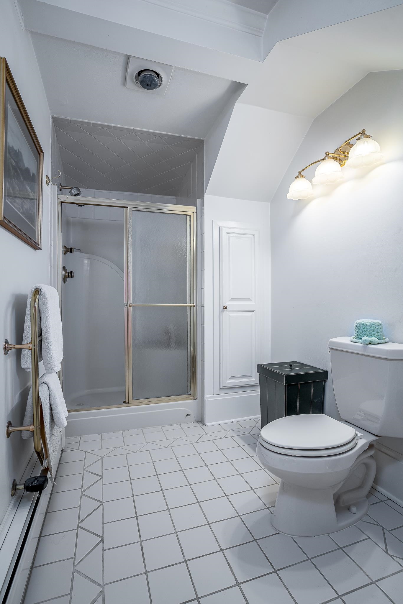 704 River Street Sabula, IA 52070 - Photo 21 of 33 a bathroom with a toilet and a shower