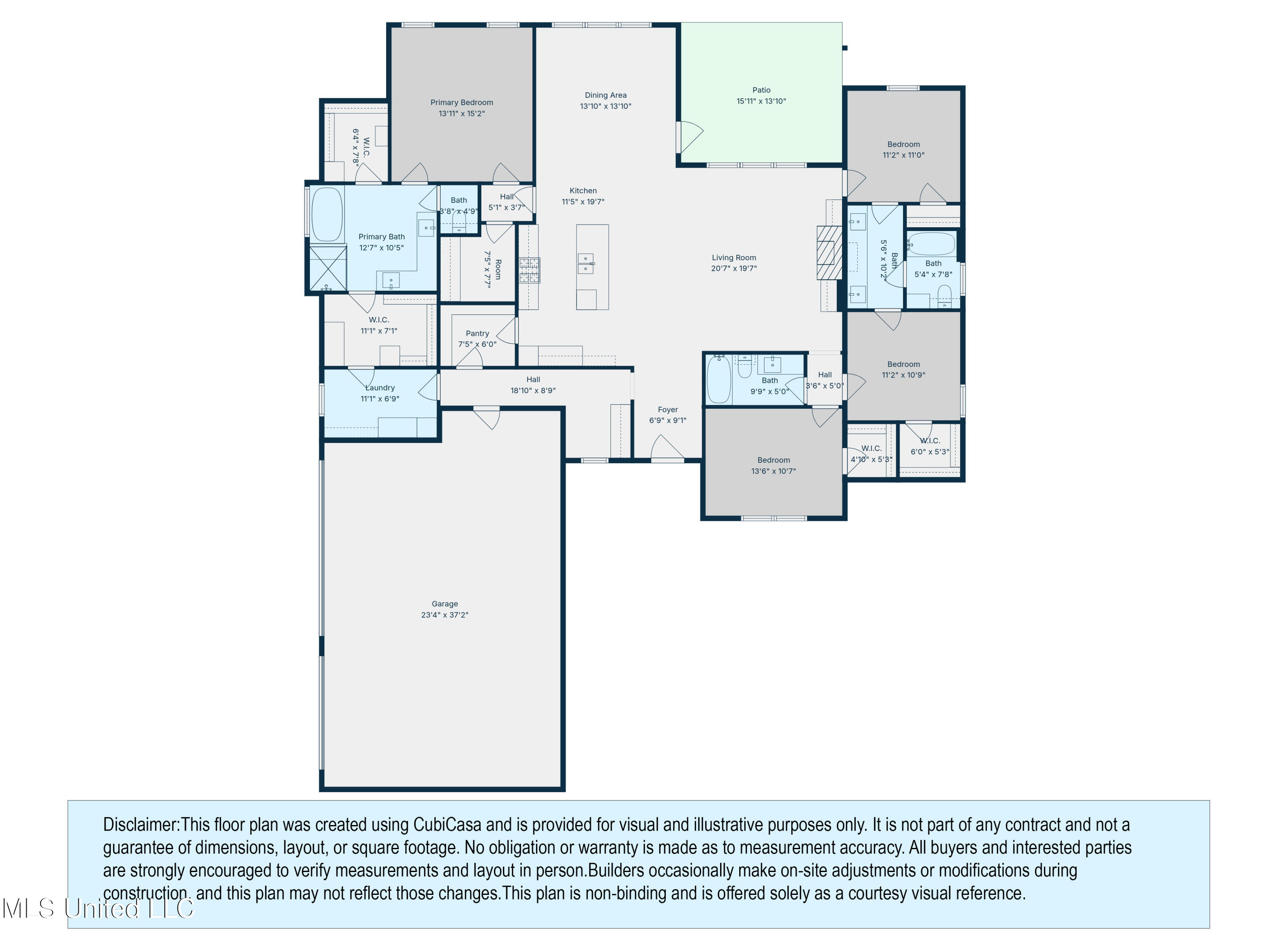 404 Lennon Lane Brandon, MS 39047 - Photo 43 of 43 Floorplan
