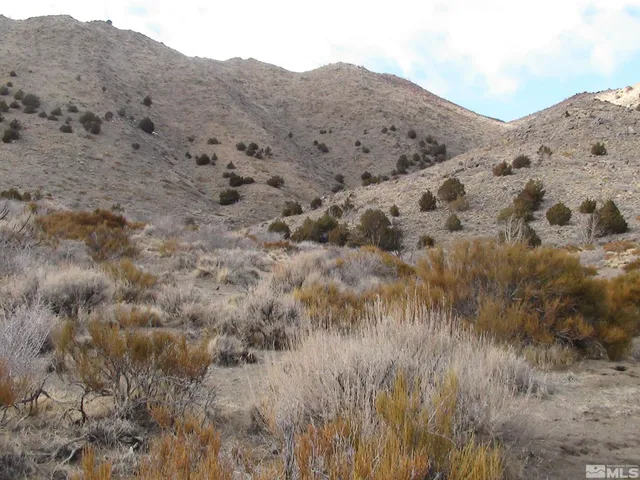 a view of an outdoor space and mountain view