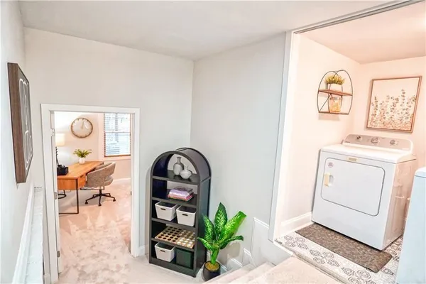 a view of living room and window