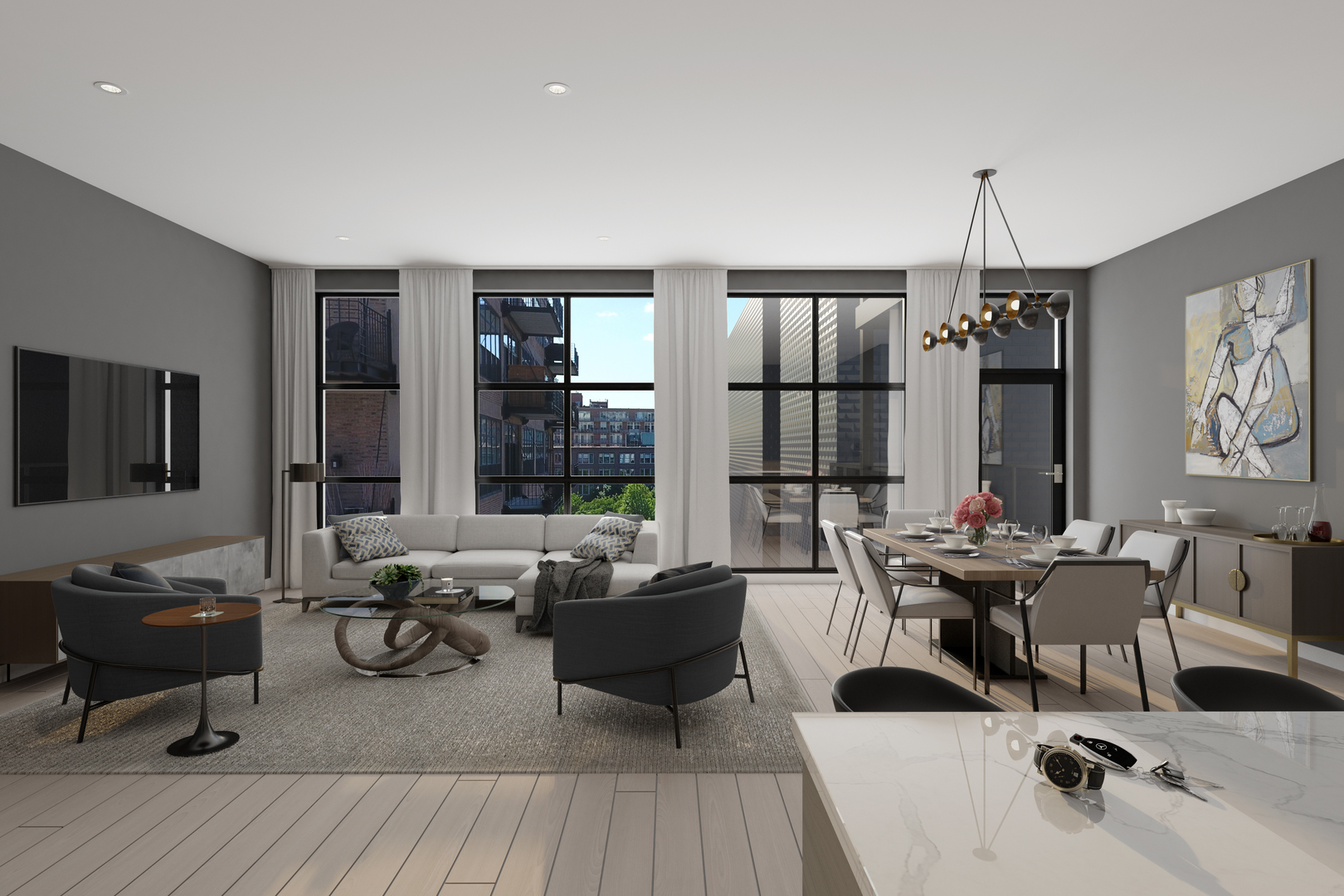 128 South Green Street, Unit 5C Chicago, IL 60607 - Photo 3 of 6