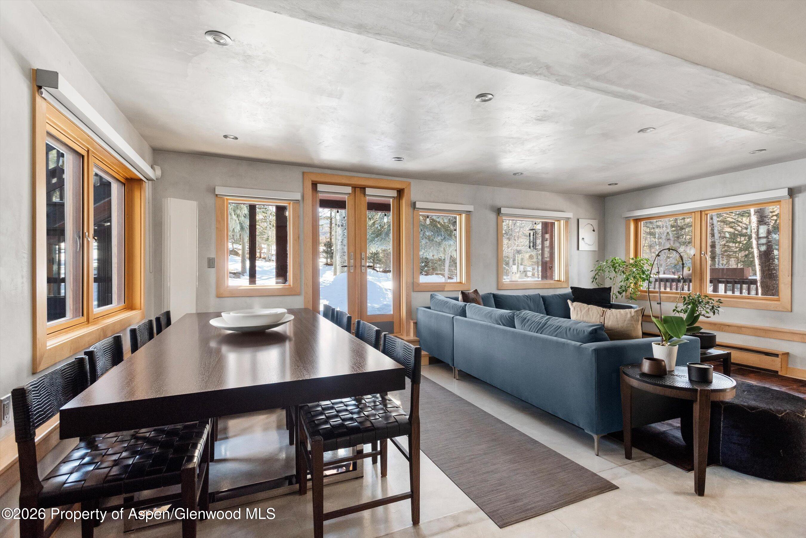 1038 Owl Creek Road Aspen, CO 81611 - Photo 9 of 44 Living and Dining