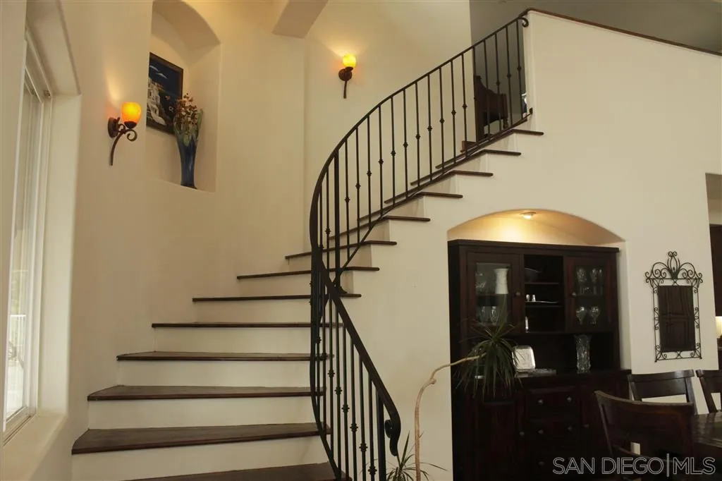 17315 Lyons Creek Road Jamul, CA 91935 - Photo 15 of 25 a view of entryway and hall with wooden floor