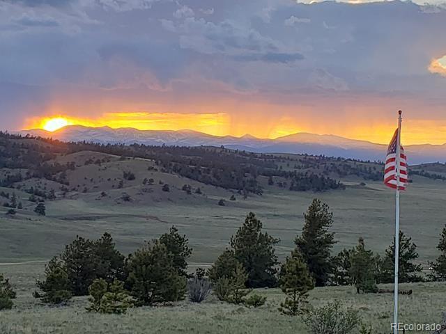 a view of lake and mountain