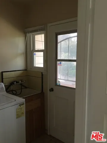 a close view of sink and mirror