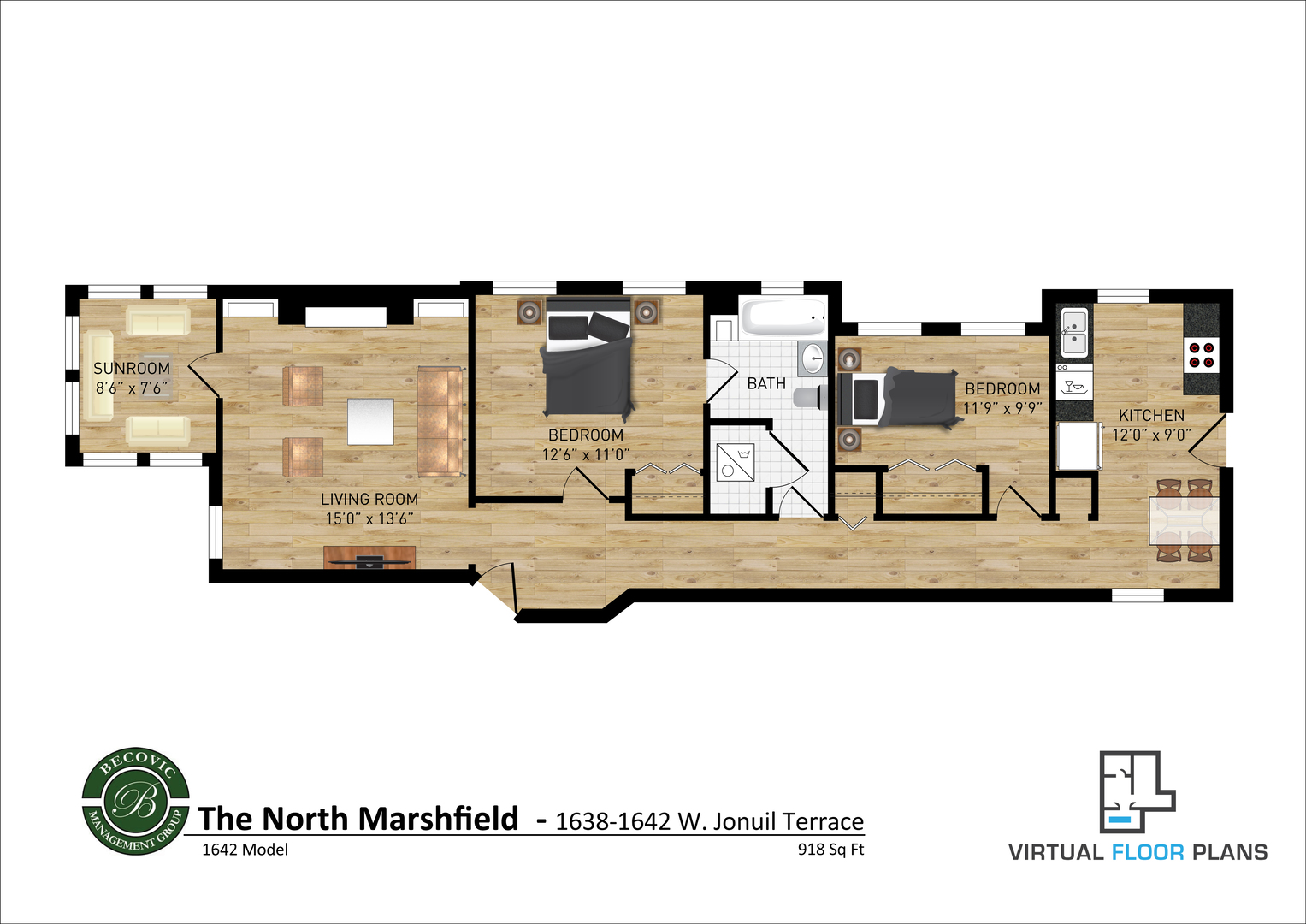 1642 West Jonquil Terrace, Unit 1 Chicago, IL 60626 - Photo 5 of 5 a view of a floor plan
