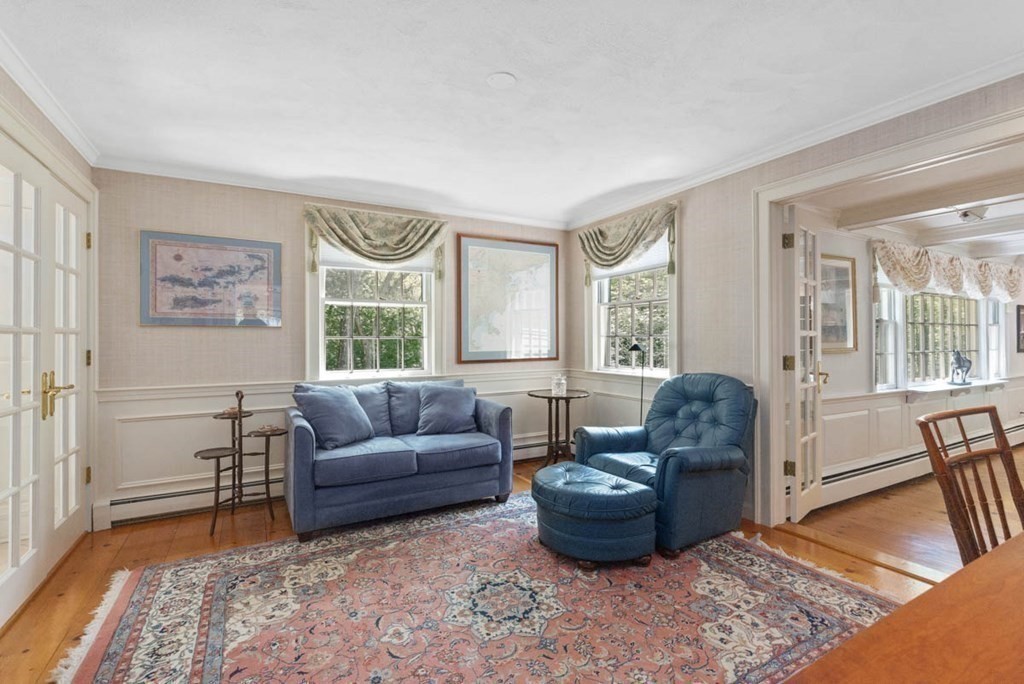 28 Gunnison Road Boxford, MA 01921 - Photo 7 of 37 a living room with furniture and a window