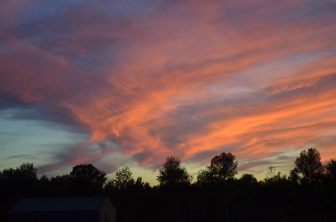 1644 Bangor Road Clinton, ME 04927 - Photo 17 of 51 Western sunsets from the back yard