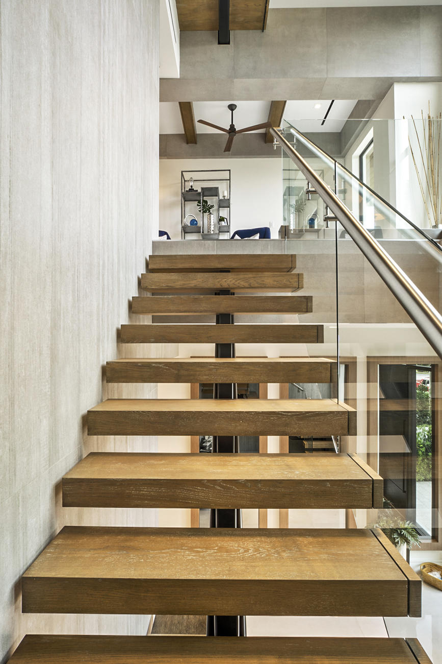 750 Palm Avenue Boca Raton, FL 33432 - Photo 39 of 96 Staircase leading to 2nd floor Loft Area