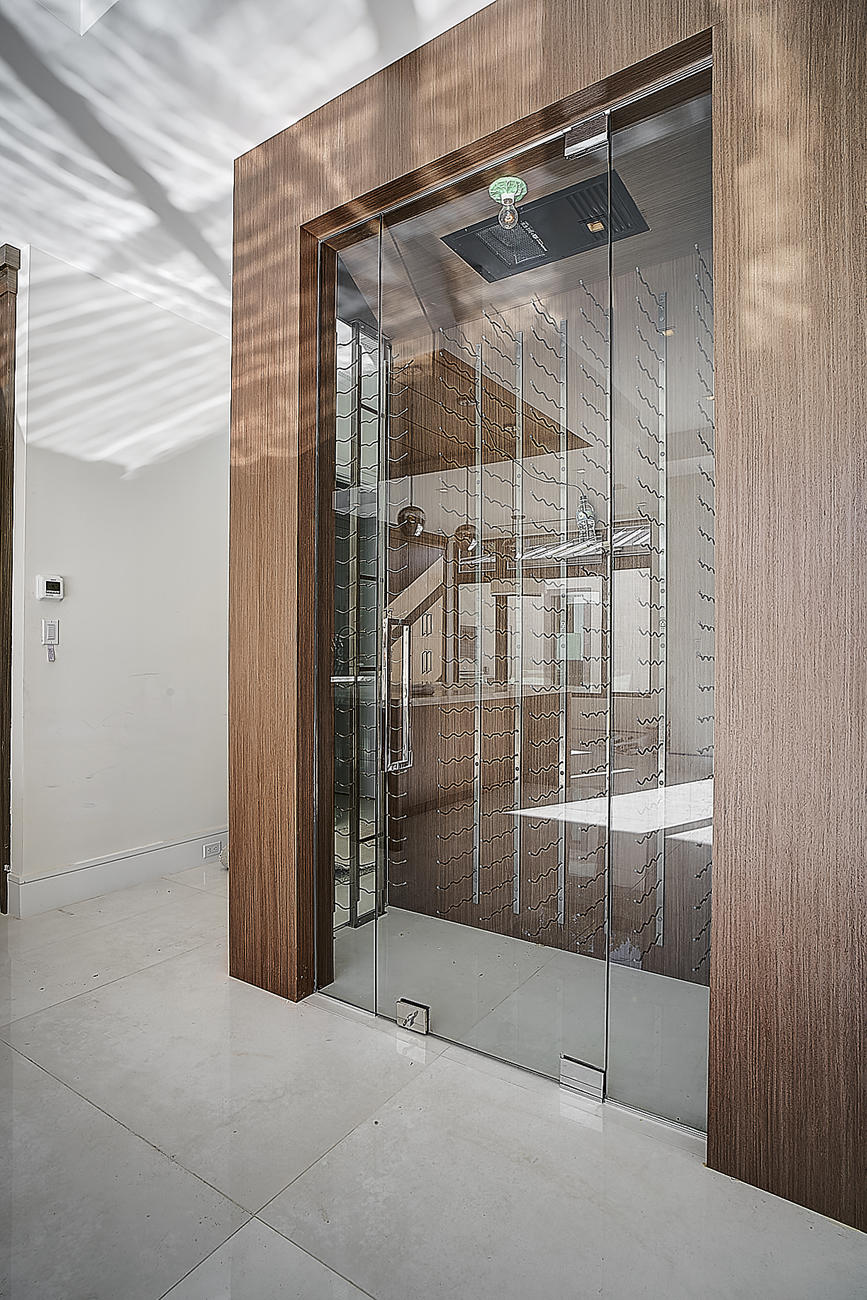 750 Palm Avenue Boca Raton, FL 33432 - Photo 76 of 96 Whisper-cool Glass Display Wine Room