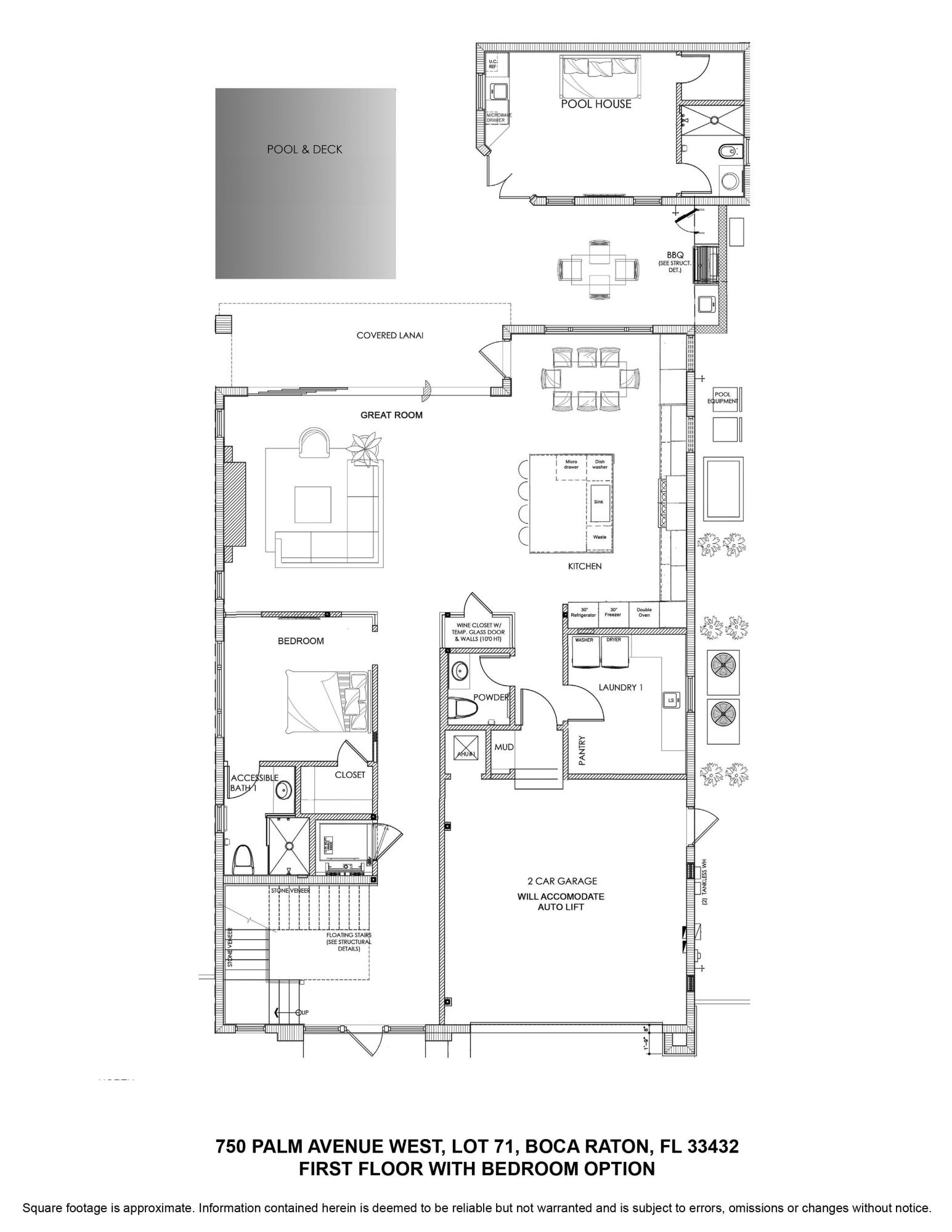 750 Palm Avenue Boca Raton, FL 33432 - Photo 79 of 96 750 - 1st Floor Bedroom Option