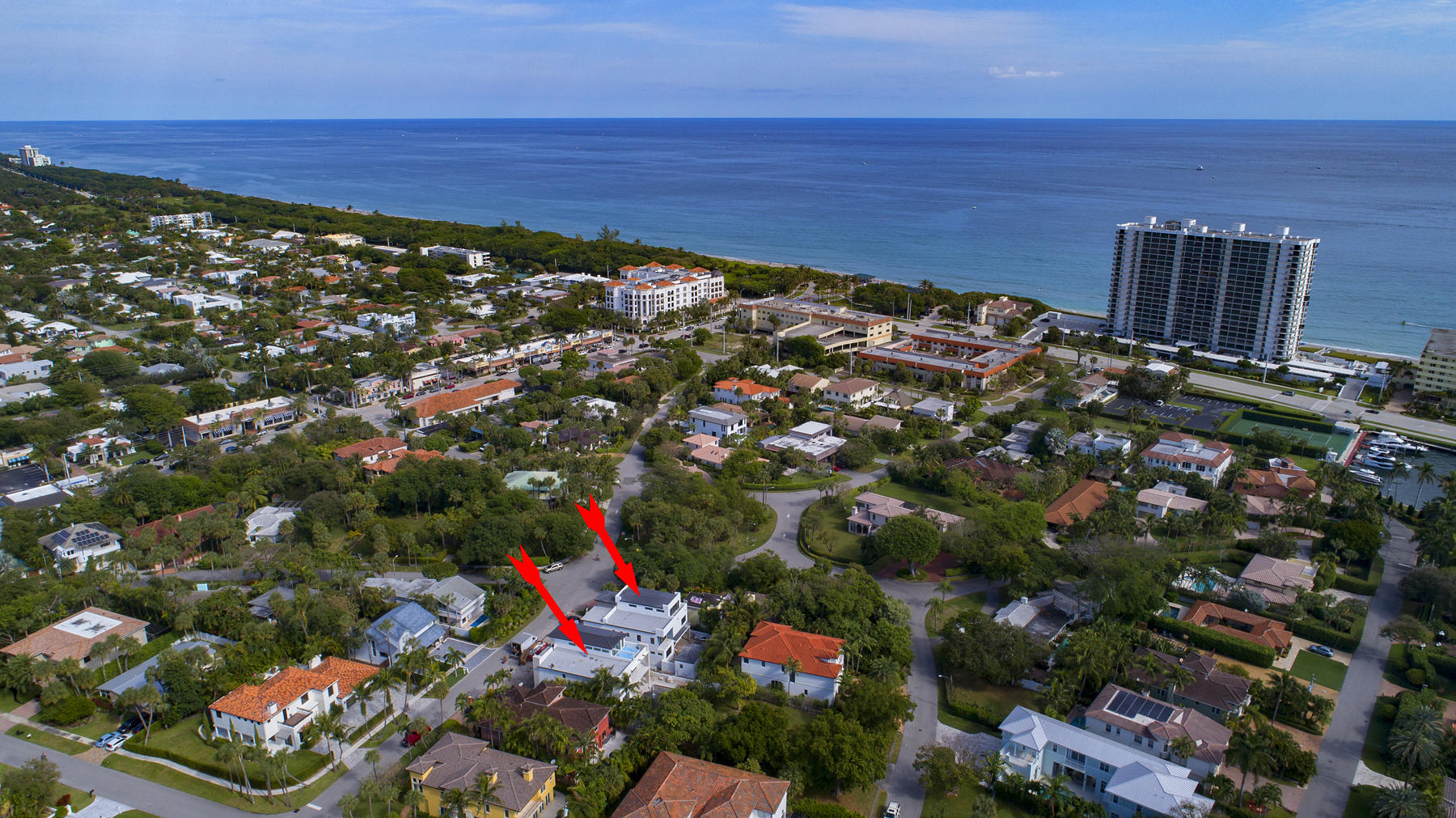 750 Palm Avenue Boca Raton, FL 33432 - Photo 92 of 96 East Aerial Boca Beaches