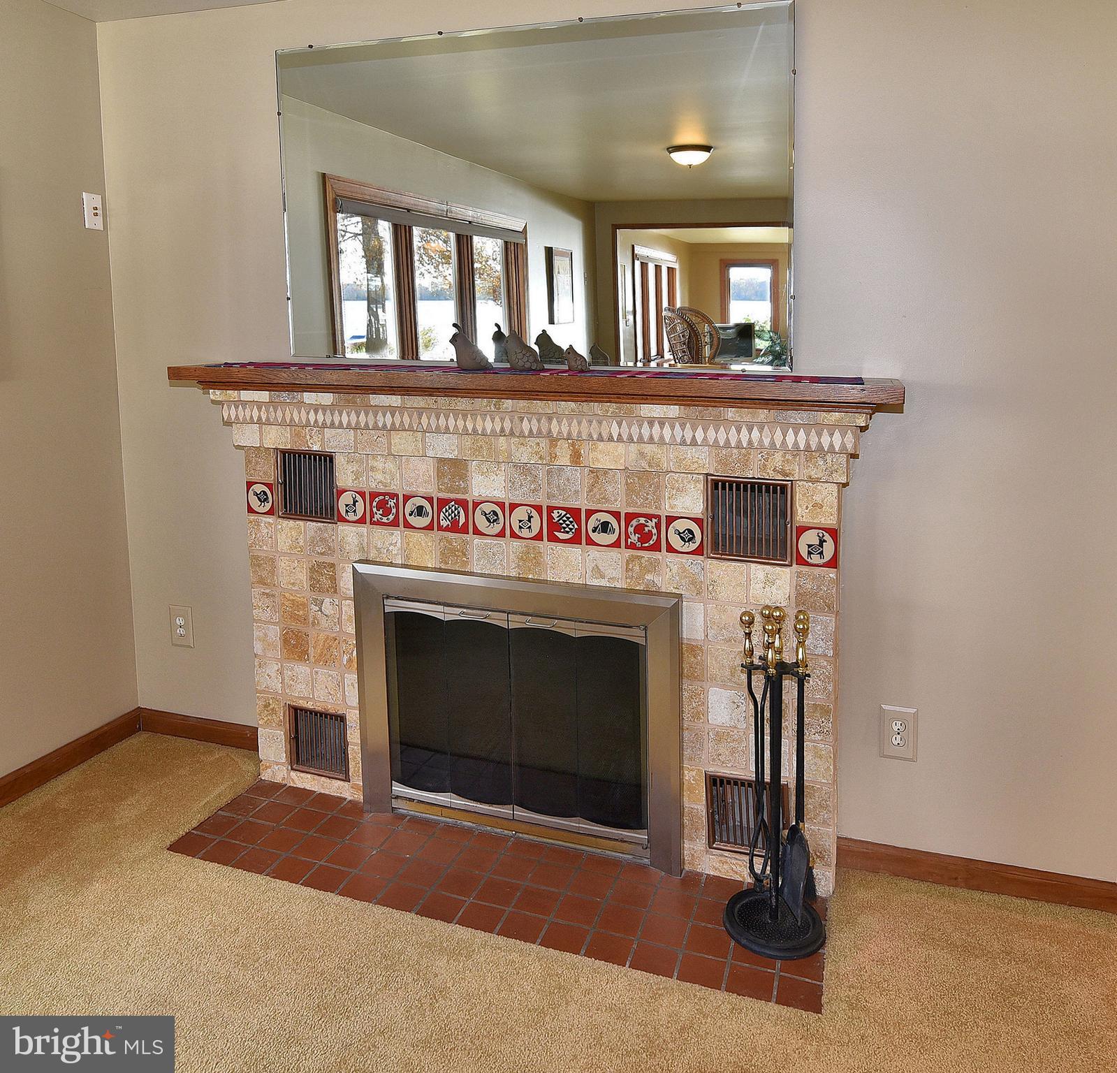 4072 Cadle Creek Road Edgewater, MD 21037 - Photo 22 of 41 Dining Room Fireplace
