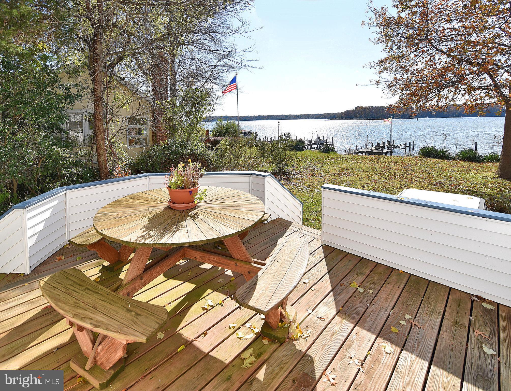 4072 Cadle Creek Road Edgewater, MD 21037 - Photo 27 of 41 Dinner on the Deck by the Water