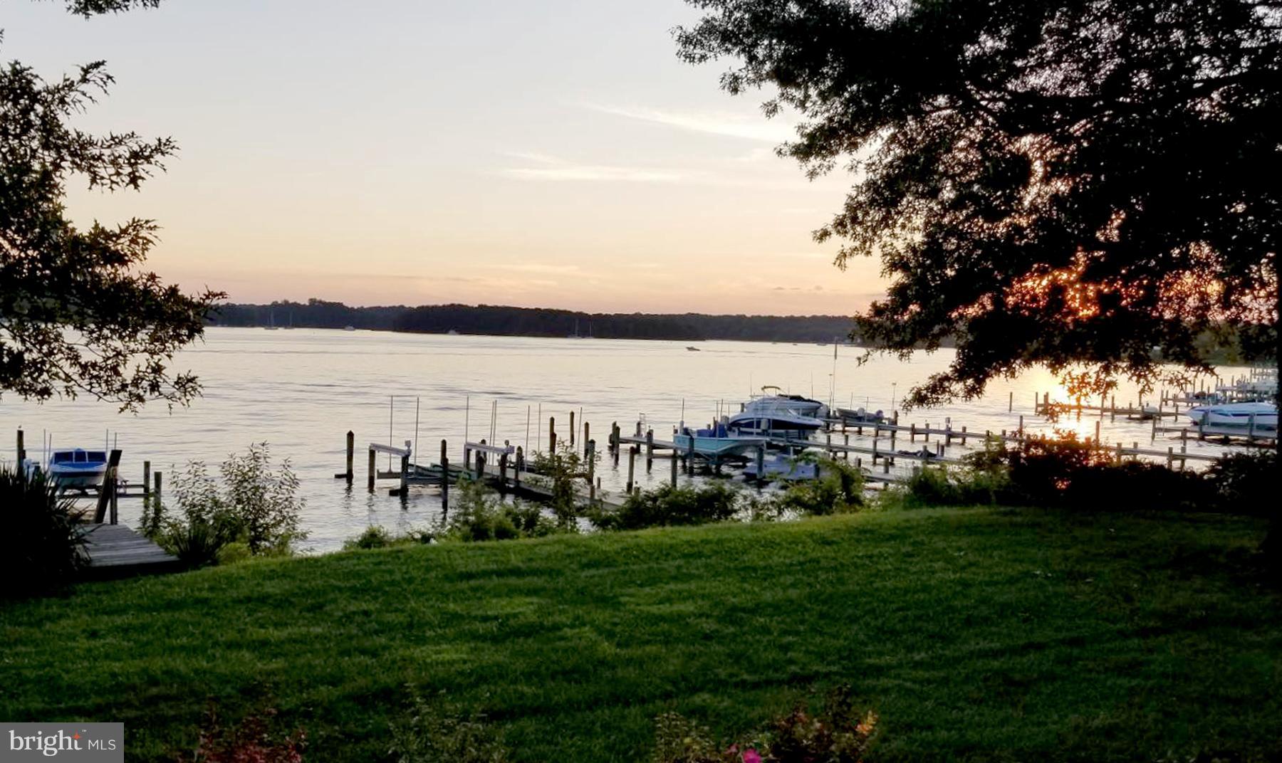 4072 Cadle Creek Road Edgewater, MD 21037 - Photo 9 of 41 Sunset on the Rhode River