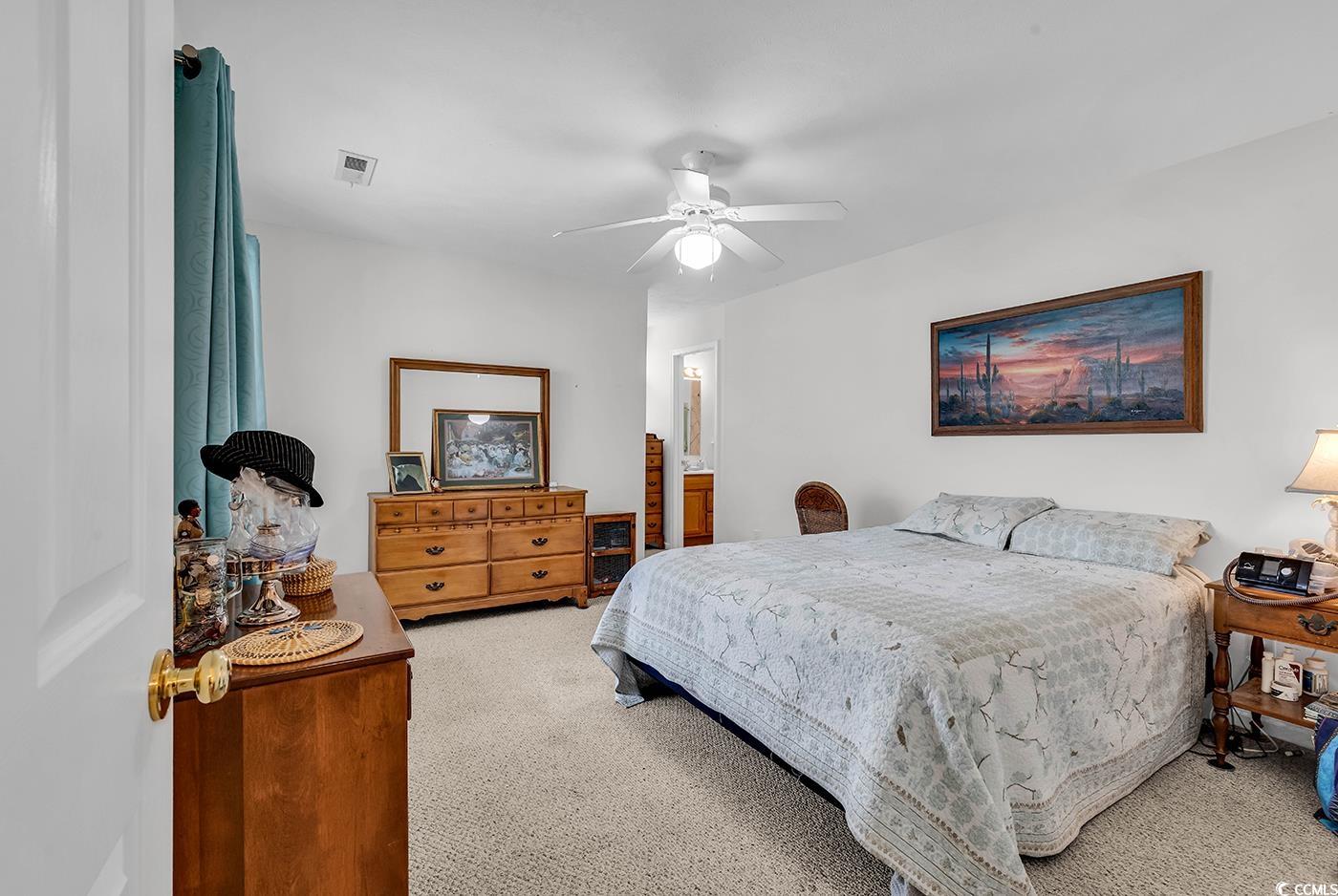 454 Sean River Road Conway, SC 29526 - Photo 16 of 38 Carpeted bedroom featuring ceiling fan