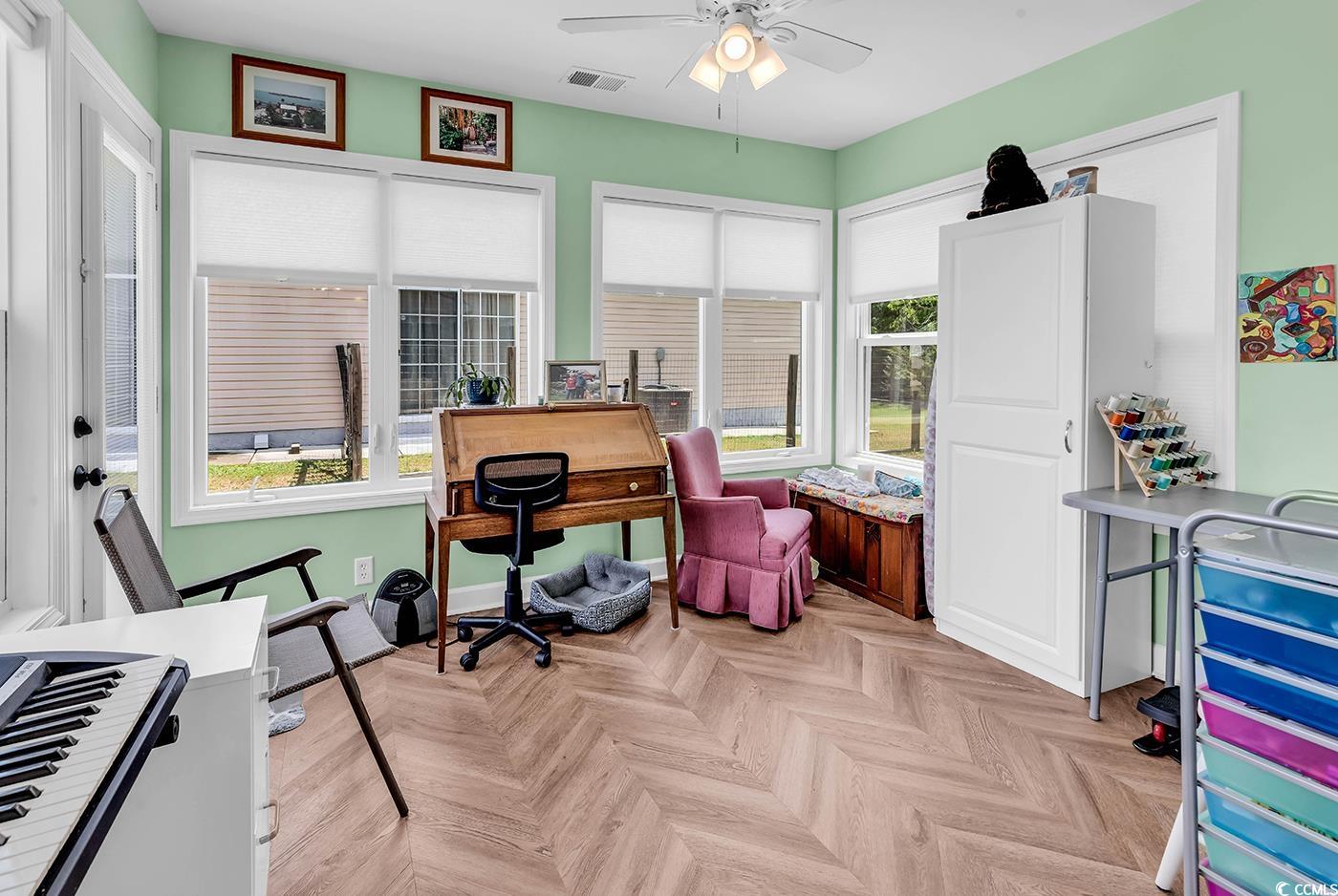 454 Sean River Road Conway, SC 29526 - Photo 32 of 38 Office with a ceiling fan