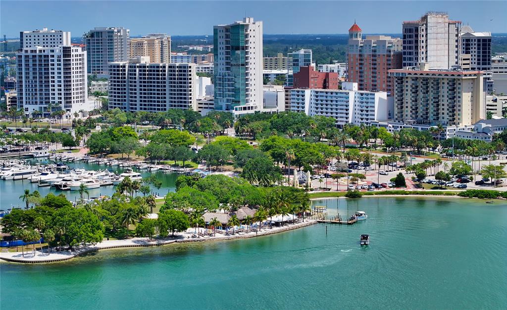 1064 North Tamiami Trail, Unit 1627 Sarasota, FL 34236 - Photo 74 of 97 a view of a city with tall buildings