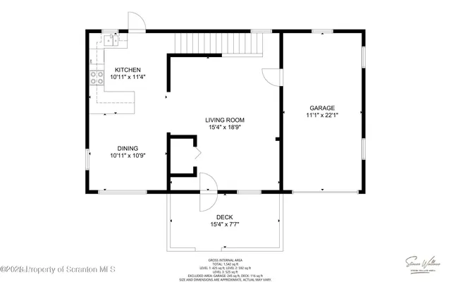 $1,600 | 189 Johnson Street, Pittston, PA 18640