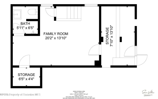 $1,600 | 189 Johnson Street, Pittston, PA 18640