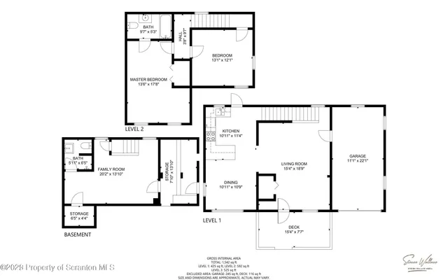 $1,600 | 189 Johnson Street, Pittston, PA 18640